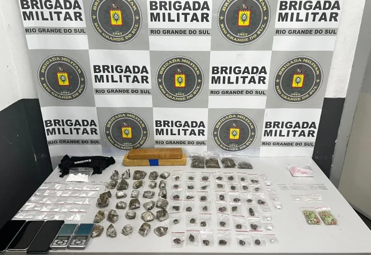 Jovem de 19 anos é preso com maconha e cocaína em Caxias do Sul