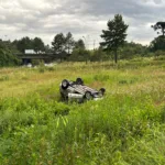 Jovem fica ferida após capotamento de veículo na Rota do Sol, em Caxias do Sul