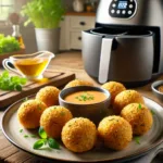 Bolinho de arroz na airfryer