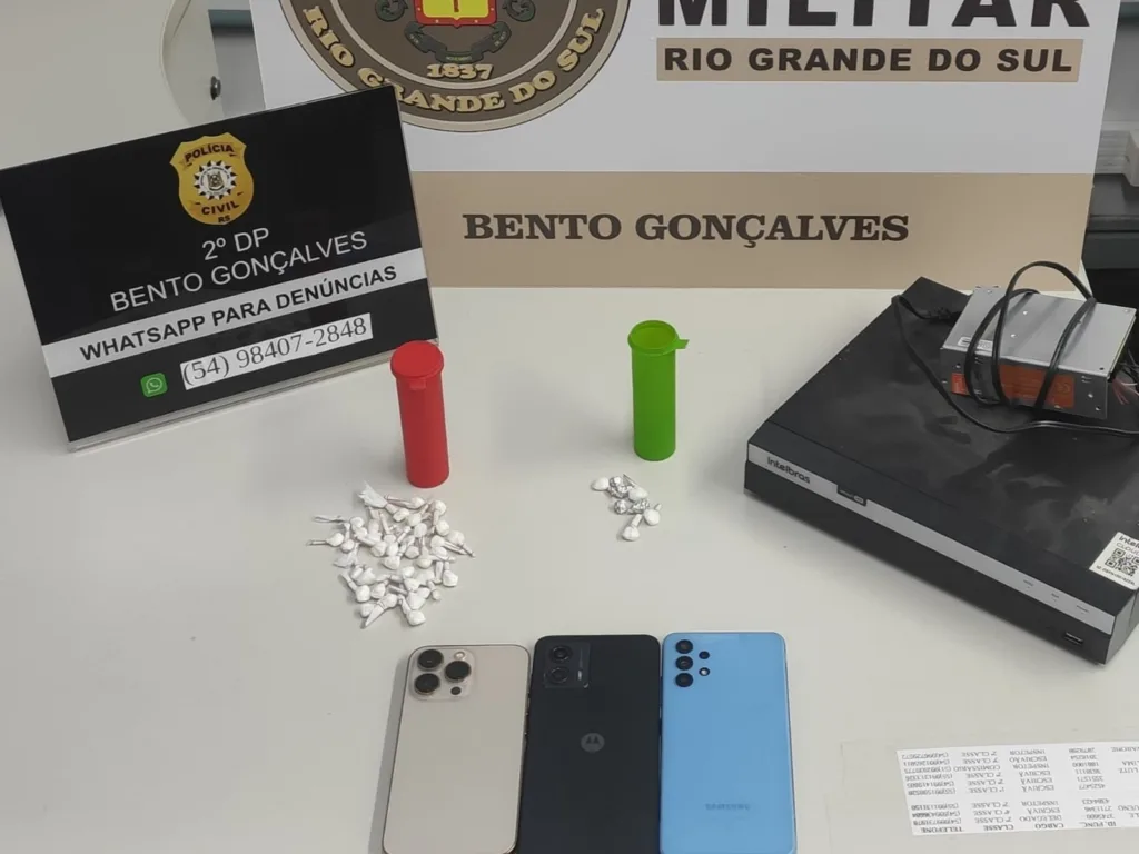 Operação conjunta combate o tráfico de drogas em Bento Gonçalves