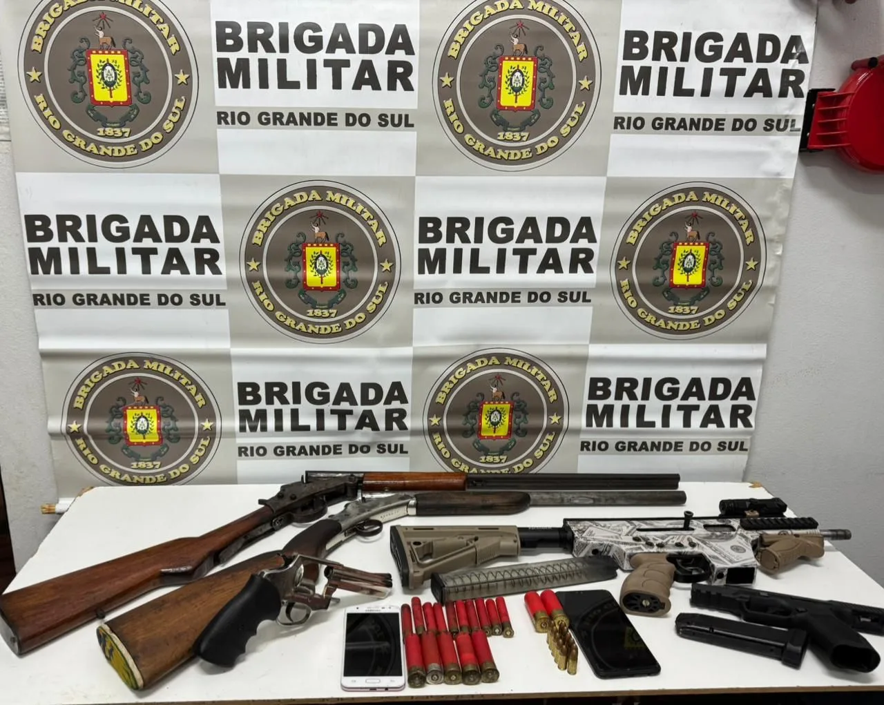 Apreensão de armas de fogo em Farroupilha