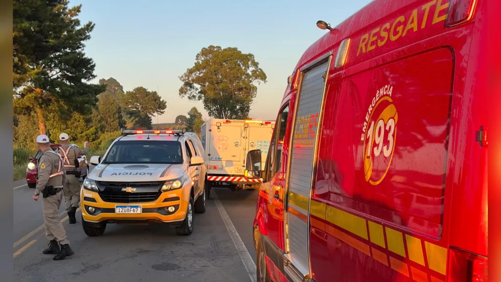 O caminhoneiro, transportava bobinas quando perdeu o controle do veículo, saindo da pista. O motorista não resistiu aos ferimentos do acidente e morreu no local.