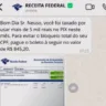 Um exemplo de golpe cobrava mais de R$ 800 do cidadão