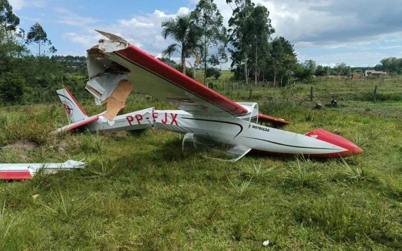 Kadu pilotava o planador que caiu perto do aeroclube de Montenegro