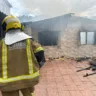 Incêndio em residência no bairro Santos Dumont 