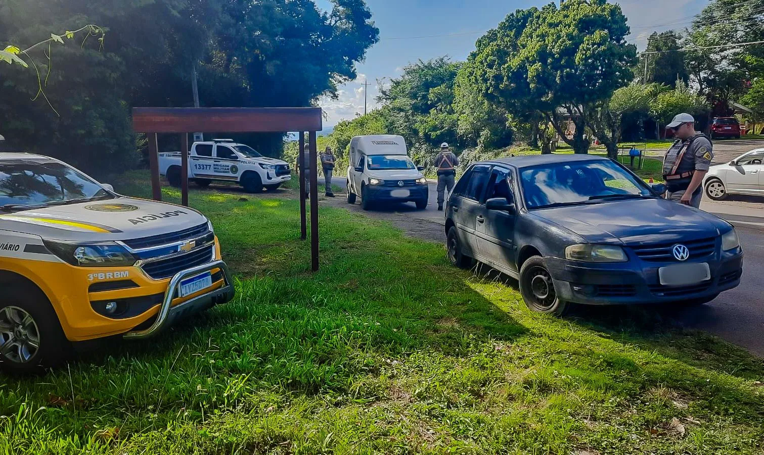 Ações ocorreram nos bairros Progresso, Centro e Ouro Verde