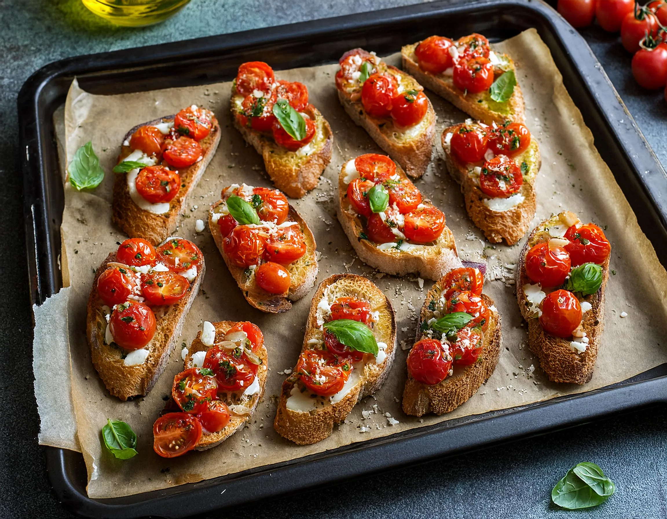 Bruschettas de tomate