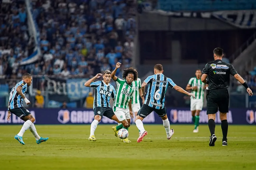 Juventude perde para o Grêmio na Arena no jogo de ida das semifinais do Gauchão