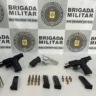 BM apreende granada e armas em Caxias do Sul