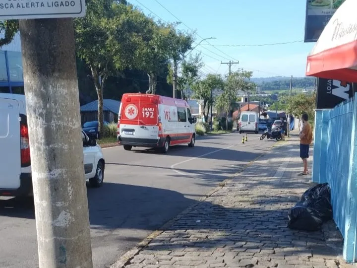 Mulher é atropelada na faixa de pedestres em Bento Gonçalves