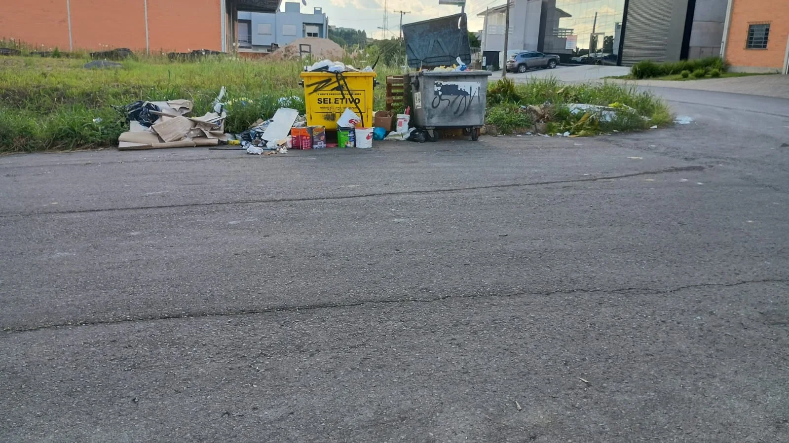 Comunidade reclama de descarte irregular de lixo em Flores da Cunha