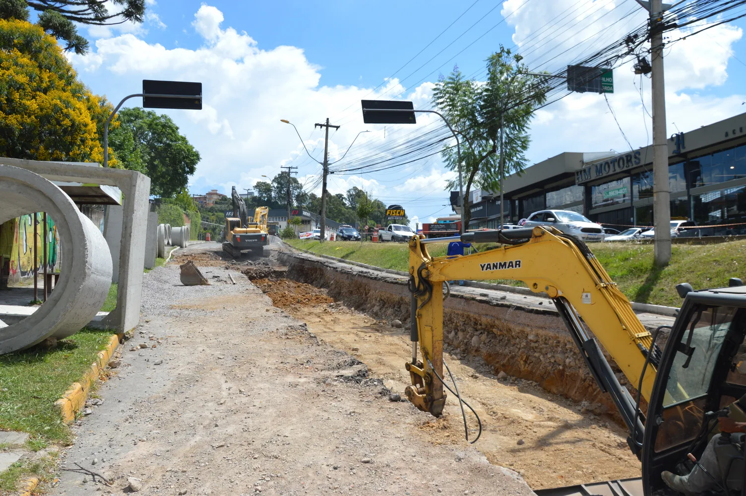 Projeto de macrodrenagem está na segunda fase em Caxias do Sul – Foto: Maria Antonia Pires/Samae