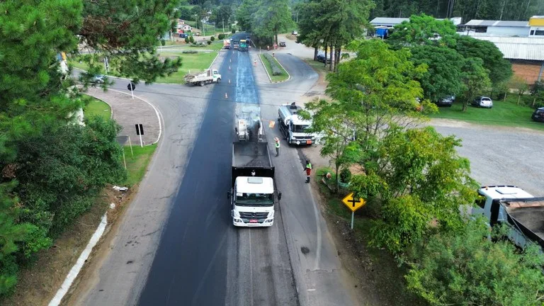 Municípios da Serra são beneficiados com obras na BR-470 - Foto: Divulgação/DNIT 