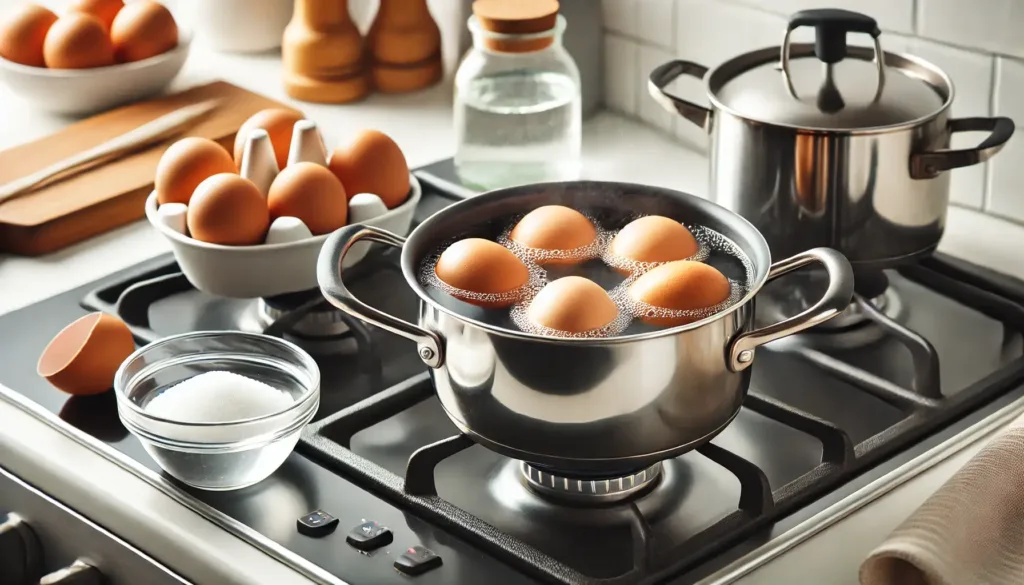 O segredo para cozinhar ovos sem que a casca rache na panela O segredo para cozinhar ovos sem que a casca rache na panela