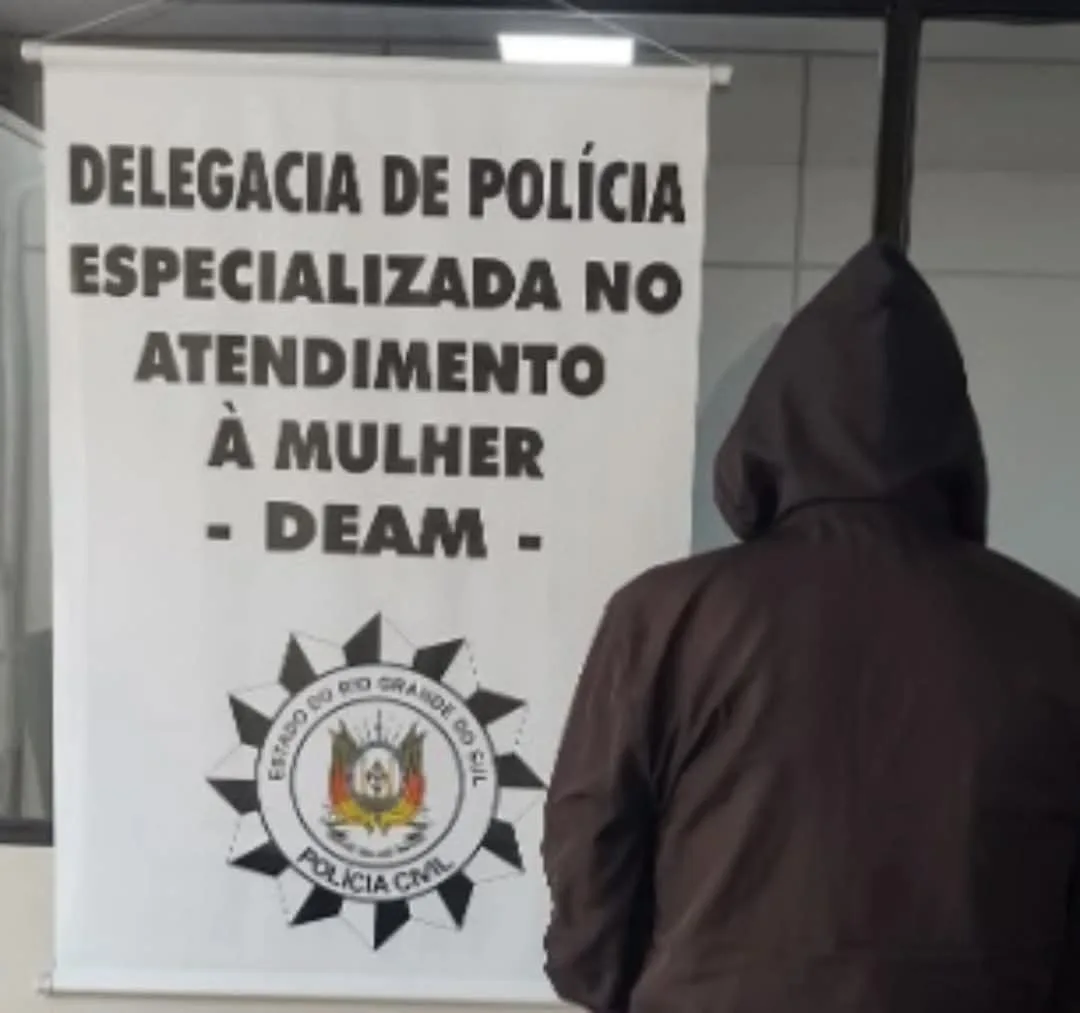 Homem é preso por abuso de vulnerável em Bento Gonçalves. Foto Polícia Civil/DEAM/Divulgação