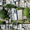 Vista aérea do Centro de Atenção à Criança e ao Adolescente Murialdo. Foto: Guilherme Biegelmeyer