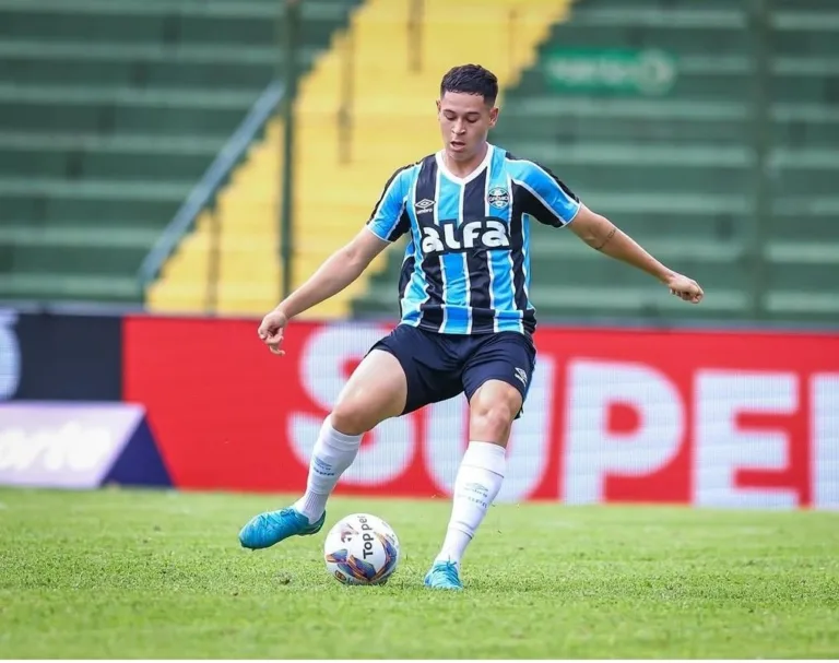 Juventude adquiriu os direitos de Natã, de 23 anos anos, junto ao Grêmio. Foto: Lucas Uebel, Grêmio FBPA