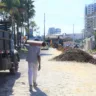 Trecho de obra na Avenida Barão de Santo Ângelo, bairro Jardelino Ramos - Foto: Laura Piola/Samae