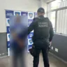 Foragido é capturado pela Guarda Municipal de Caxias do Sul. Divulgação GM.