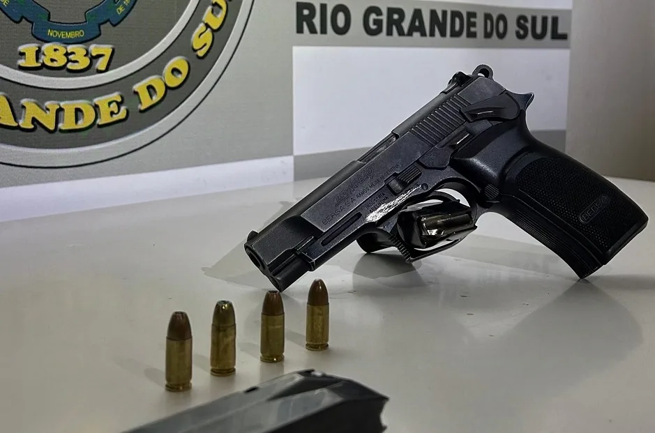 Criminoso com antecedentes por homicídios é preso com arma em Guaporé