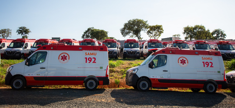 Ministério da Saúde entregou, nesta quinta-feira (27), quatro ambulâncias do SAMU para o RS.