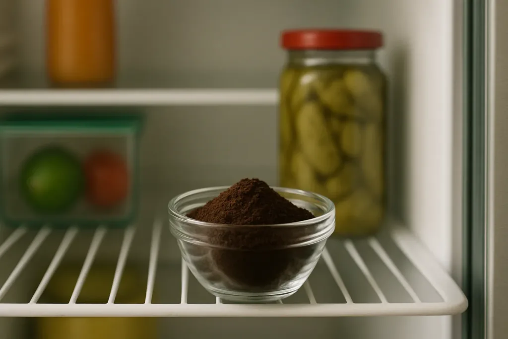 3 truques com borra de café para tirar cheiro ruim da geladeira