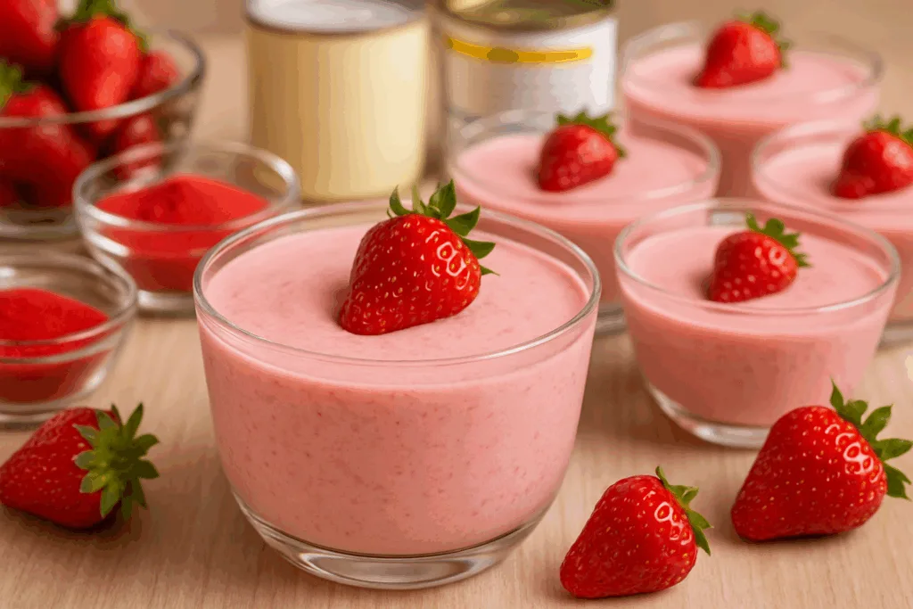 Mousse de morango