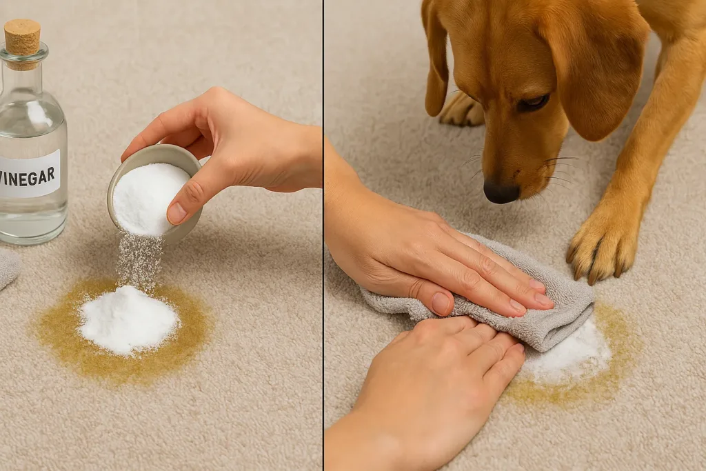 3 formas de tirar cheiro de xixi de cachorro do tapete