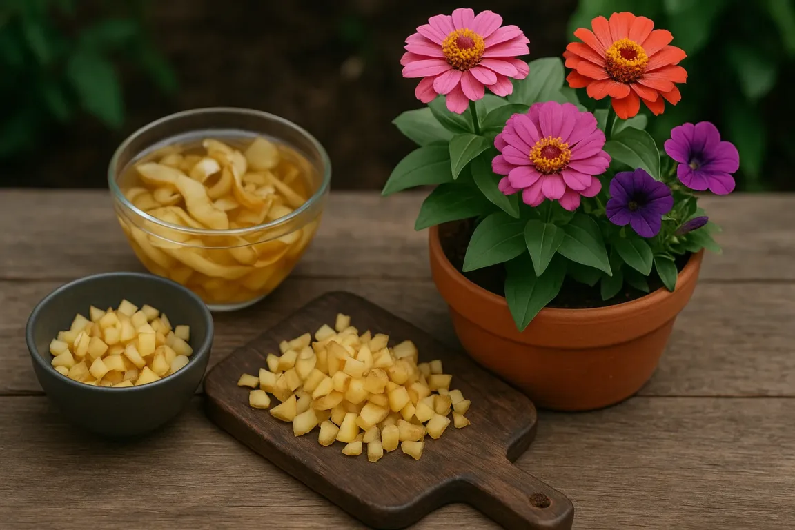 Como fazer adubo de casca de batata para plantas com flor