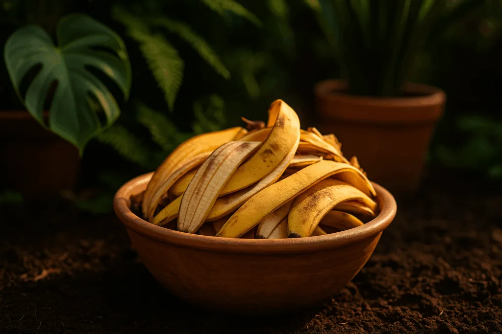 Transforme cascas de banana no adubo mais poderoso do seu jardim
