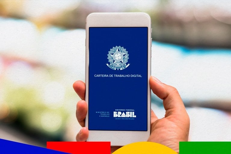 Carteira de trabalho digital, emprego, carteira assinada
