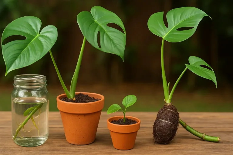 3 formas de fazer mudas saudáveis da monstera deliciosa