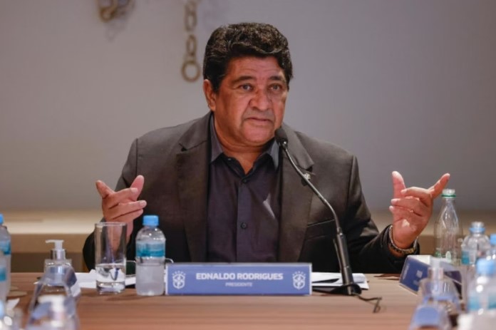 Justiça afasta Ednaldo Rodrigues do cargo de presidente da CBF. Foto: Rafael Ribeiro/CBF.