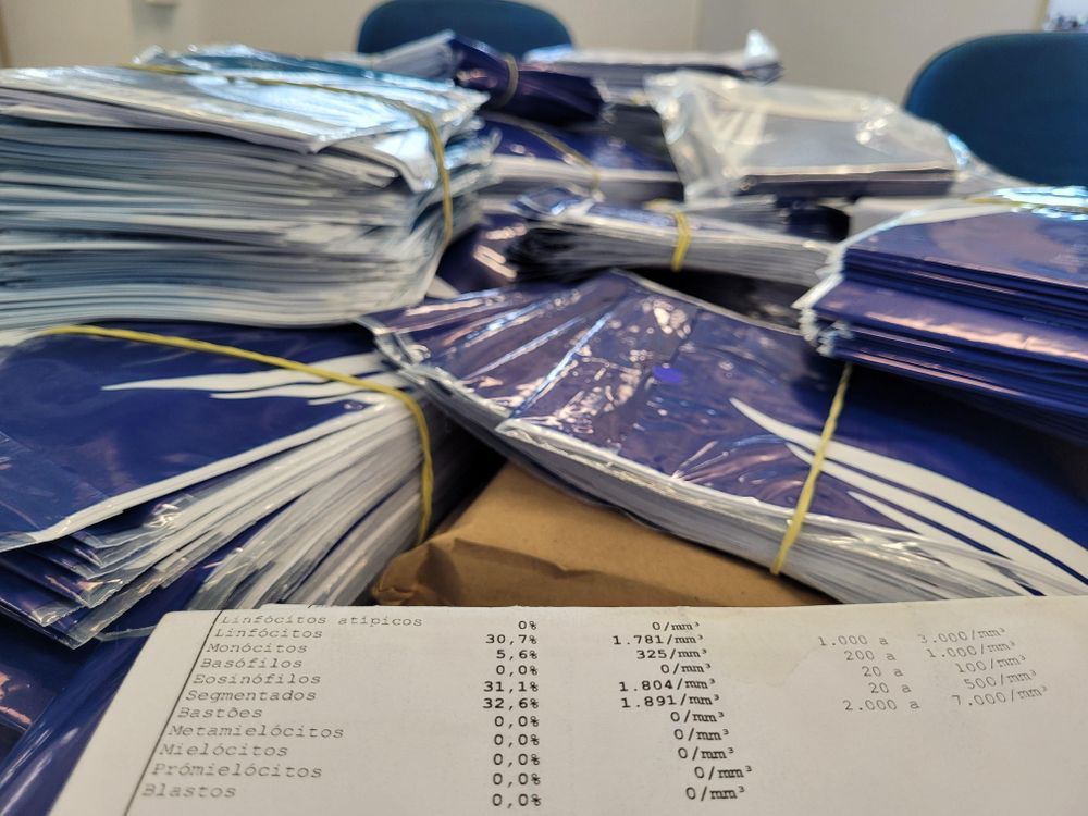 Cerca de 200 mil exames laboratoriais não foram retirados no CES em Caxias do Sul. Foto: Cristiane Barcelos/Divulgação.