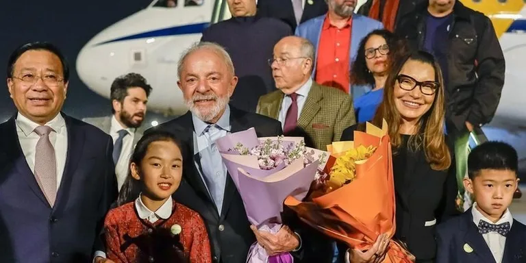O presidente Luiz Inácio Lula da Silva já está na China, após viagem à Rússia. (Foto: Ricardo Stuckert / PR)