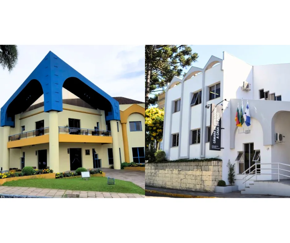 Foto: Prédios da Prefeitura e da Câmara de Vereadores de Garibaldi/Divulgação Foto: Prédios da Prefeitura e da Câmara de Vereadores de Garibaldi/Divulgação