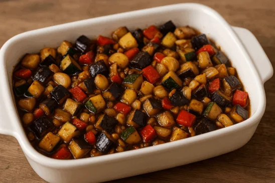 Caponata de berinjela