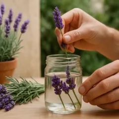 Como fazer mudas de lavanda em água e aumentar seu jardim sem gastar