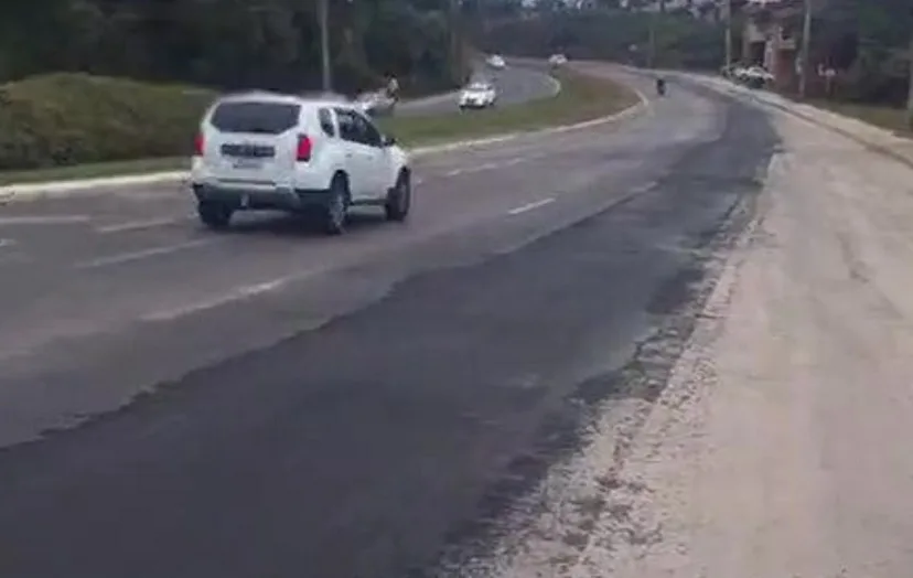 EGR exige correção de asfalto mal executado pela Corsan entre Gramado e Canela EGR exige correção de asfalto mal executado pela Corsan entre Gramado e Canela