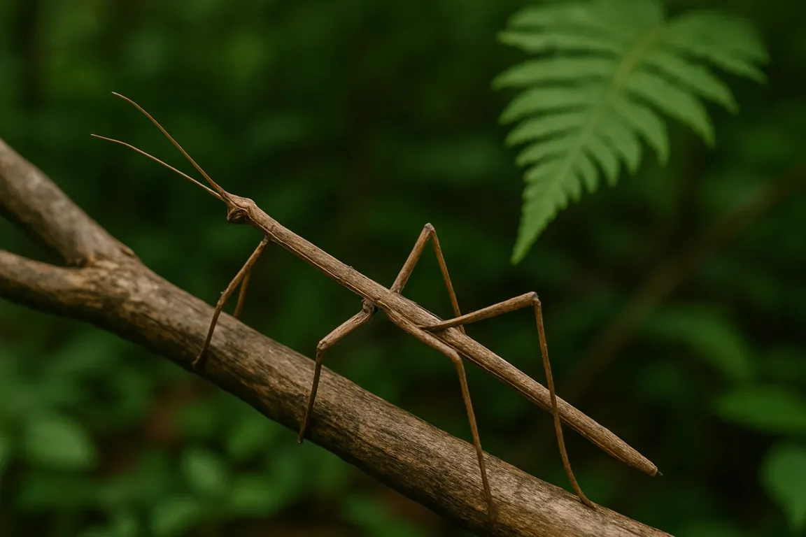 Bicho-pau o mestre da camuflagem que você pode confundir com um galho