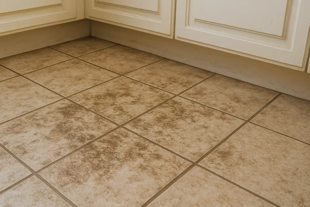 Vinagre com sal combinação que limpa piso encardido de cozinha