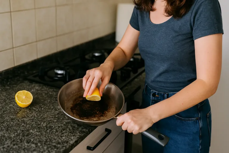 Panela queimada no fundo O método com limão que resolve sem esforço