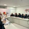 Prefeito Nestor Tissot e o secretário da Saúde, Jeferson Moschen, participaram de uma reunião com a secretária Estadual, Arita Bergmann. (Foto: Divulgação)