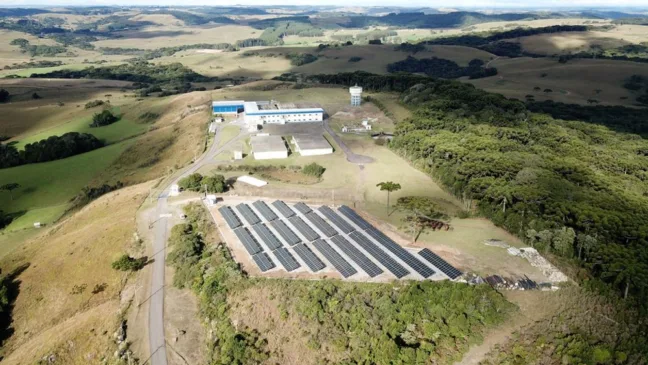 Usina fotovoltaica na ETA Morro Alegre