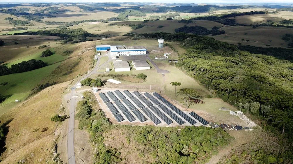 Usina fotovoltaica na ETA Morro Alegre