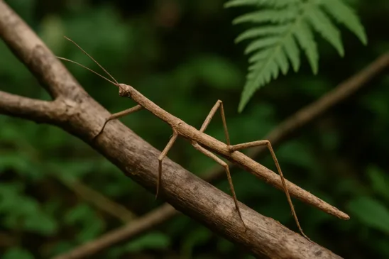 Bicho-pau o mestre da camuflagem que você pode confundir com um galho