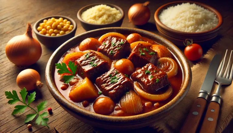 Carne na panela de pressão