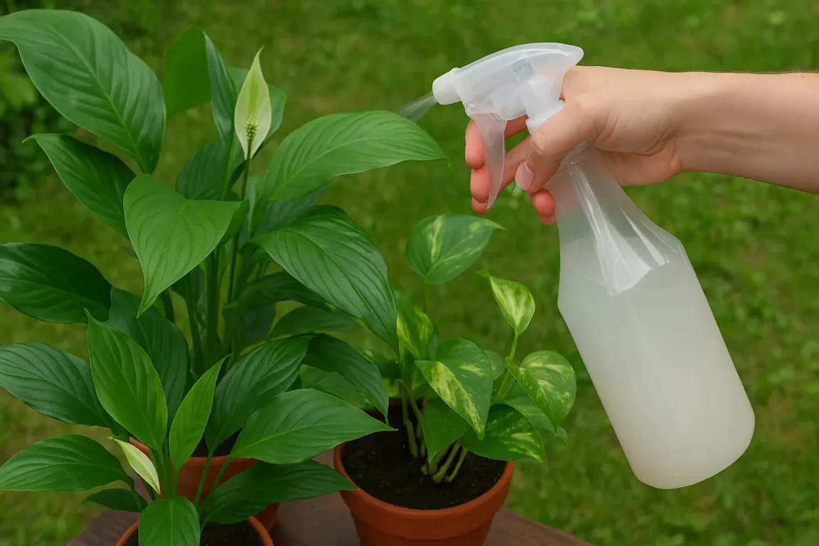 3 formas de aproveitar a água do arroz nas plantas de sombra