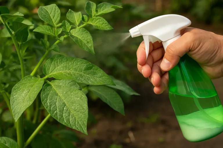 Bicarbonato nas folhas das plantas o truque combate pragas naturalmente