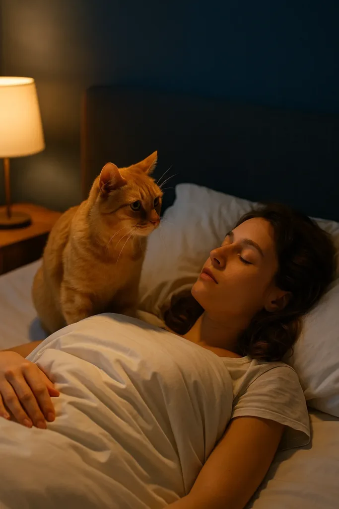 Por que alguns gatos gostam de acordar os donos de madrugada